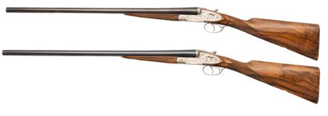 pair of sidelock S/S shotguns F.lli Piotti - Gardone model Monte Carlo, 12/70, #7649 & #7650 § C