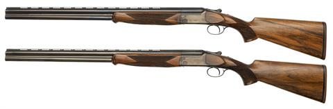pair of O/U shotguns Perazzi - Brescia model MX8 SC1, 12/70, #42033 & #42034, § C, accessories