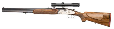 sidelock O/U double rifle Beretta model SSO Express, .375 H&H Mag., #C10545B, § C, accessories
