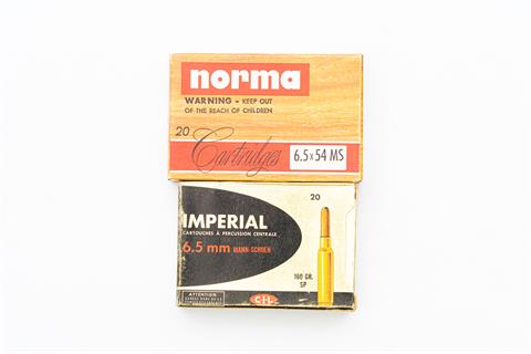 rifle cartridges 6,5 x 54 MS, Imperial Chemical Industries, § unrestricted