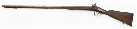 percussion S/S shotgun, unknown maker, 12 bore, #without § C