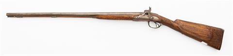 percussion S/S shotgun, unknown maker, 20 bore, #without § C