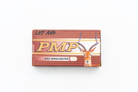 rifle cartridges bundle lot PMP, .243 Win., § unrestricted