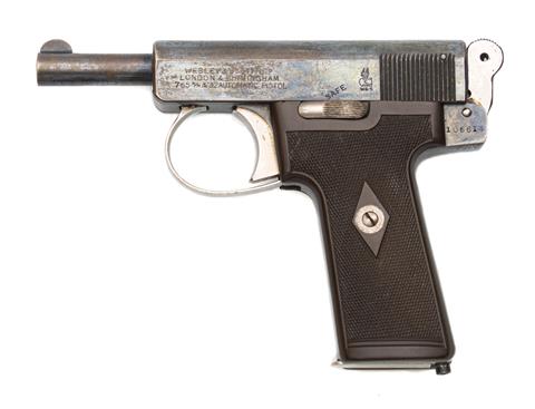 pistol, Webley & Scott, 7.65 Browning, #106614, § B
