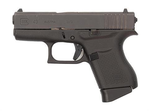 Pistole, Glock 43, 9 mm Luger, #BAYF880, § B (W 2373-18)