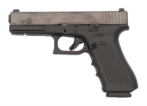 Pistole, Glock 17gen4, 9 mm Luger, #BBBD951, § B (W 3231-18) +ACC