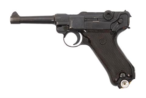 Pistole, Parabellum P08 "Vopo", Fertigung DWM, 9 mm Luger, #9259a, § B +ACC