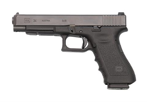 Pistole, Glock 34gen3, 9 mm Luger, #BBPG911, § B