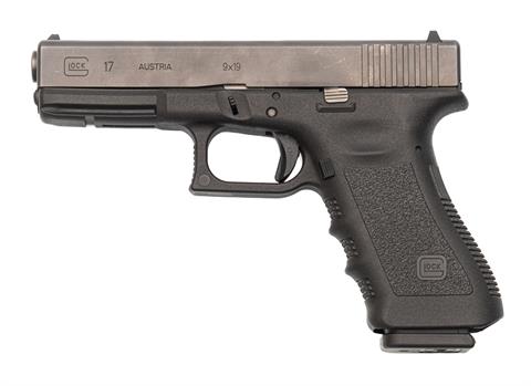Pistole, Glock 17gen3, 9 mm Luger, #BBPB485, § B +ACC
