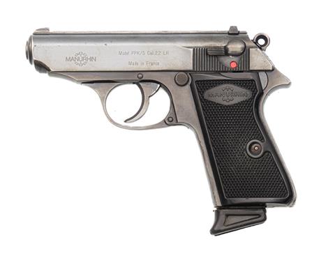 Pistole, Walther PPK/S , Fertigung Manurhin, 22 long rifle, #141305S, § B +ACC