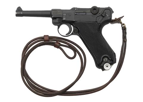 pistol, Parabellum P08, Portugal, Fertigung Mauserwerke, 9 mm Luger, #1327, § B +ACC