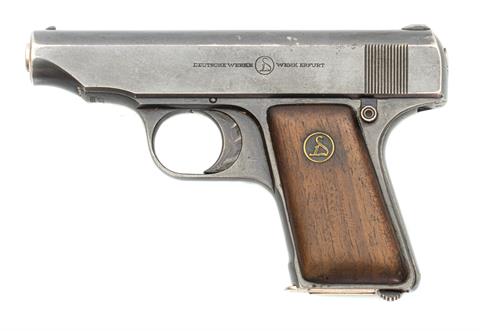 Pistole, Ortgies, Deutsche Werke, 6,35 Browning, #88257, § B +ACC