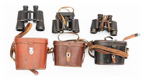 binoculars convolute, 3 pieces