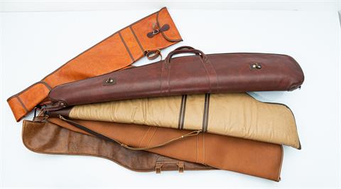 Rifle cases, mixed lot of 5 pieces