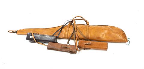 Equipment, hunting leather goods and accessories, Konvolut