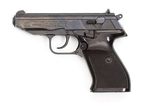 Pistol, Walther PP Super , 9 x 18, #13958 § B +ACC