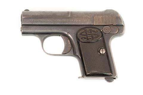 Pistole, Schmeisser I, Haenel - Suhl, 6,35 Browning, #31150, § B