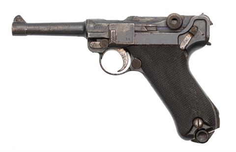 Pistol, Parabellum, P08, manufacture DWM, 9 mm Luger, #1726, § B (W 2303-20)