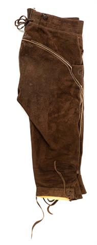 Clothing, knee-breeches deer leather pants Meindl, size 102