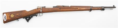 bolt action rifle, Mauser 96 Sweden, short rifle M38, manufacture Husqvarna, 6,5 x 55, #672394, § C, (W 3472 -18)