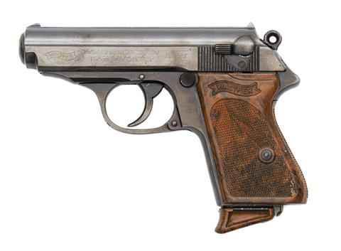 Pistol, Walther PPK, manufacture Walther Zella-Mehlis, 7.65 mm Browning, #210866K, § B (W 3162-18)