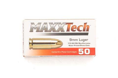 Pistolenpatronen 9 mm Luger, Maxxtech, § B