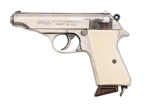 Pistole, Walther PP, Fertigung Walther Ulm, 22 long rifle, #39551, § B