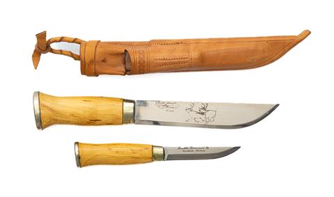 hunting knives, set of 2 pieces