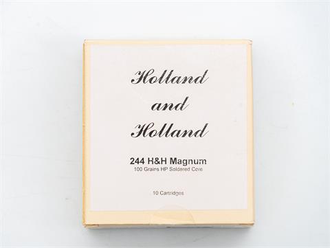 Büchsenpatronen, Holland & Holland, 244 H&H Magnum, § frei ab 18