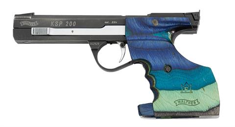 Pistole Walther KSP 200 Kal. 22 long rifle #002929, § B +ACC