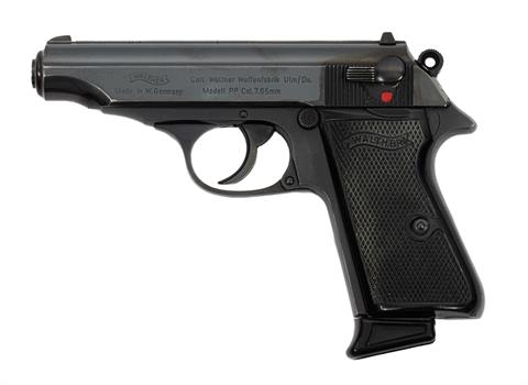 Pistole Walther PP Fertigung Ulm Kal. 7,65 mm Browning #428964 § B +ACC