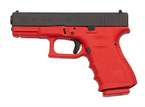 Übungspistole Glock 19P Practice Übungsmodell Kal. 9 mm Luger #PJ26634 § frei ab 18 +ACC***