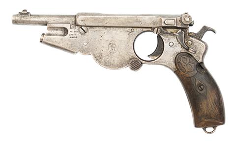Pistole Bergmann 1896-2 V.C. Schilling - Suhl Kal. 6,5 mm Bergmann #811 § B Erzeugung vor 1900