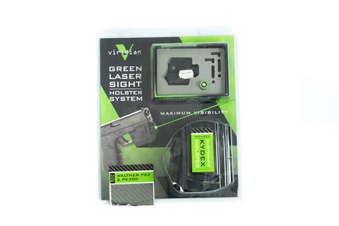 Holster Virifian Green Laser Sight Holster System für Walther P22 & PK380, ***