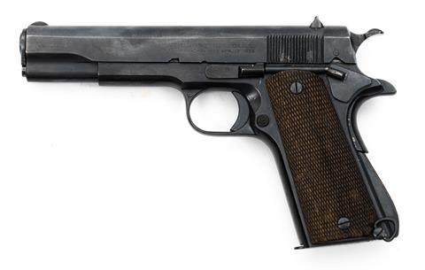 pistol Escuadras de Cataluna Model Military and Police cal. 38 Super Auto #13174 § B