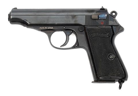 pistol Walther PP manufactre Zella-Mehlis for Dänische Polizei cal. 7,65 Browning, #186511P, § B