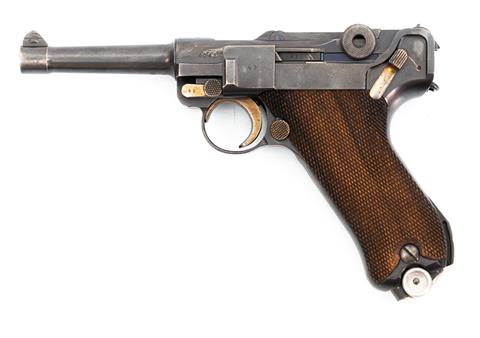 Pistole Parabellum P08 Mauserwerke Kal. 9 mm Luger #4249 § B +ACC