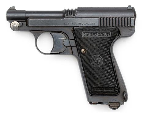 Pistole Manufrance St. Etienne Modell Le Francais Kal. 7,65 Browning #5428 § B