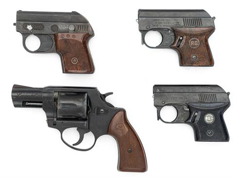 blank fire handguns bundle of 4 pieces § unrestricted