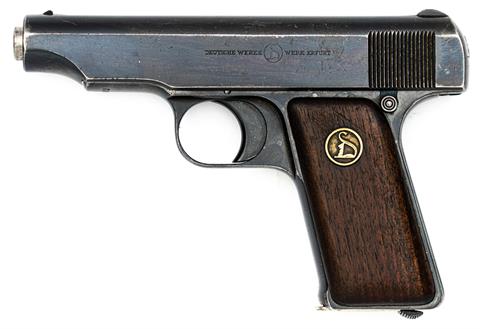 pistol Deutsche Werke Erfurt Modell Ortgies cal. 7,65 Browning #83682 § B (S162171)
