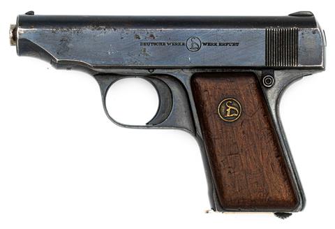 Pistole Deutsche Werke Erfurt Modell Ortgies Kal. 7,65 Browning #35496 § B (S161014)