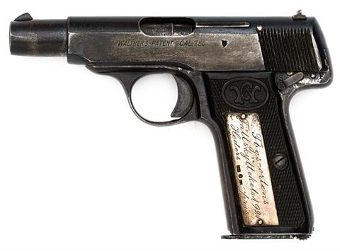 Pistole Walther Mod. 4 Fertigung Zella-Mehlis  Kal. 7,65 Browning #232122 § B (S161015)