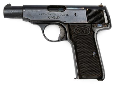 Pistole Walther Mod. 4 Fertigung Zella-Mehlis schussunfähig Kal. 7,65 Browning #242647 § B (S164124)