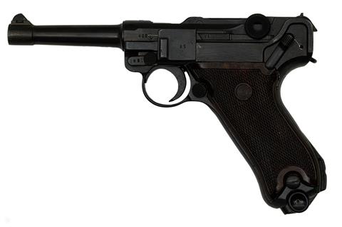 Pistole Parabellum P08 VOPO Fertigung Mauserwerke Kal. 9 mm Luger #4685 § B +ACC