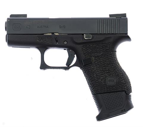 Pistol Glock 43  cal. 9 mm Luger #BCAB924 § B +ACC