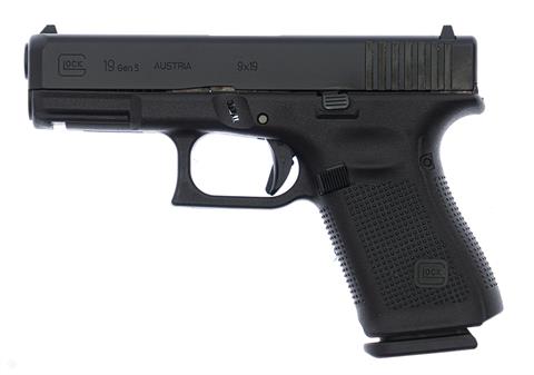 Pistole Glock 19 Gen5 Kal. 9 mm Luger #BLMD496 § B +ACC