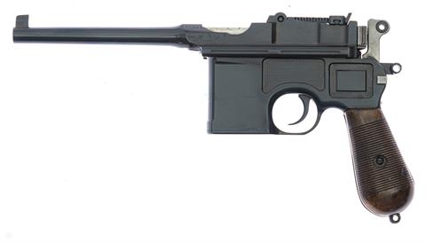 Pistole Mauser C96/12 österreichische Luftfahrtruppen / Luftstreitkräfte Kal. 7,63 Mauser #201326 § B +ACC