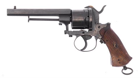 Revolver unknown manufactorer  cal. 9 mm Lefaucheux #without number § B Erzeugung vor 1900