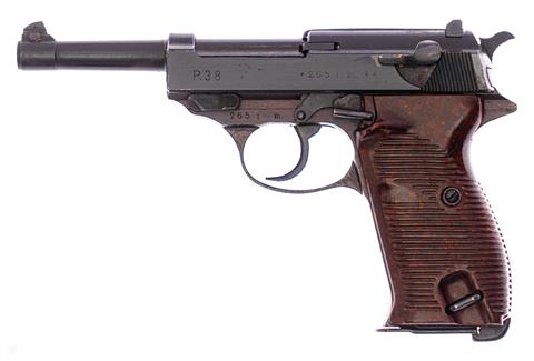 Pistole Walther P38 Fertigung Zella Mehlis Kal. 9 mm Luger #265i § B (W 2677-22)