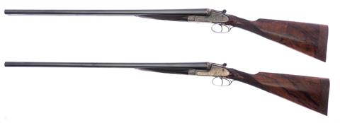 A pair of Sidelock-s/s shotguns Boss & Co - London  cal. 12/65 serial #5367 & 5368  category § C